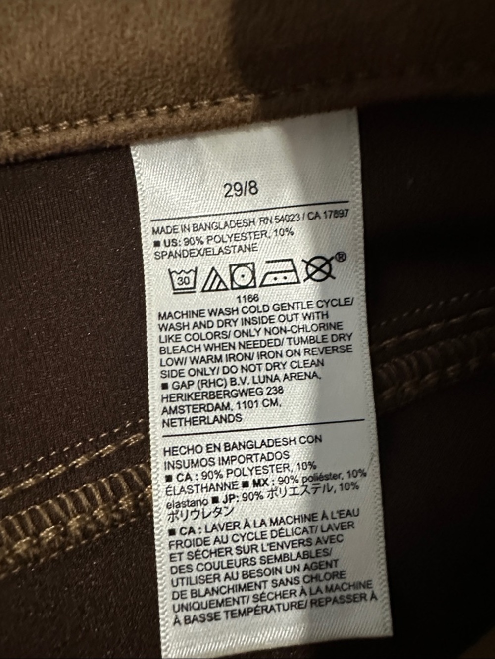 Banana Republic Wide-Leg Faux Suede Pants - Picture 6 of 6